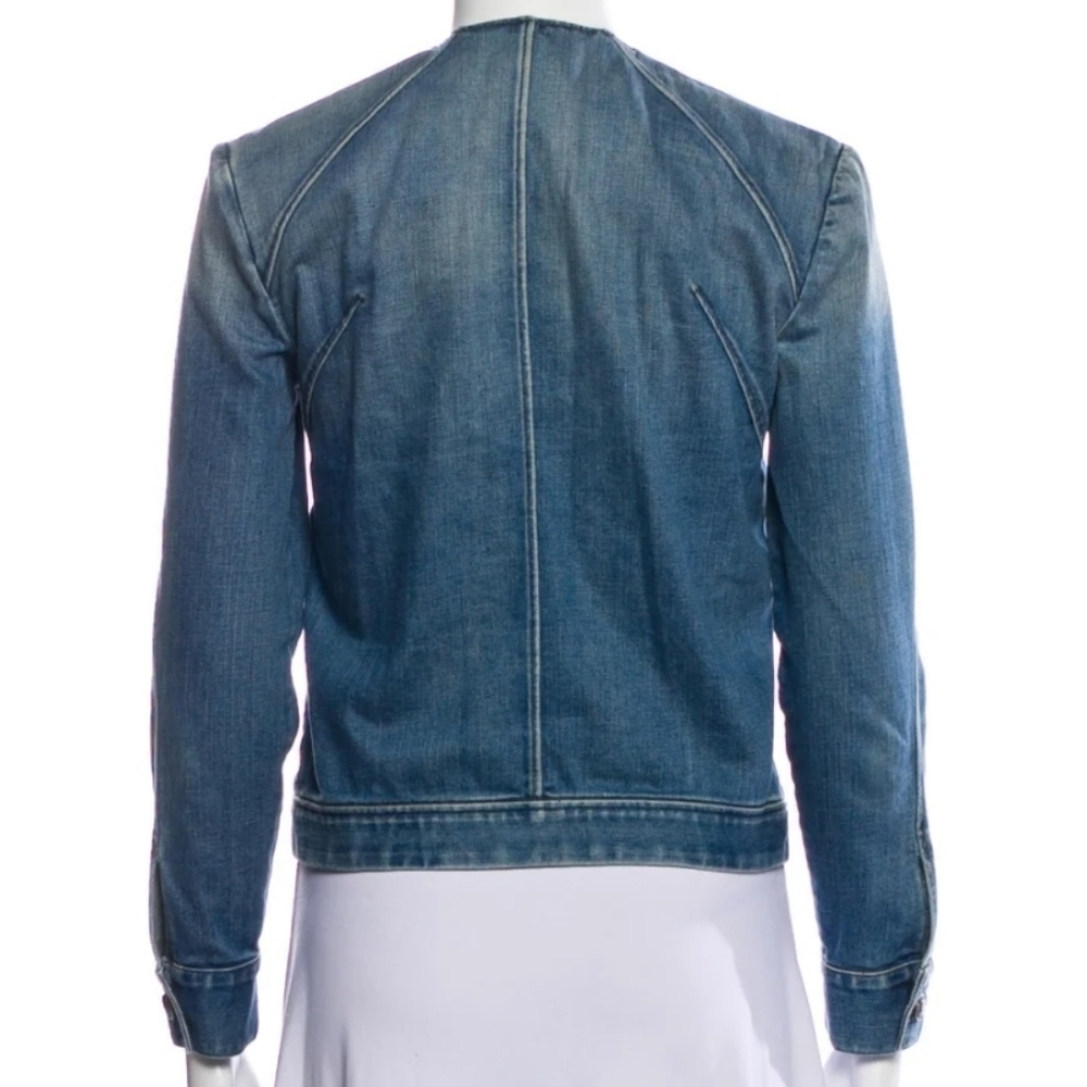 Pistola Moto Jean Jacket w/ Asymmetrical Zipper - Picture 2 of 8